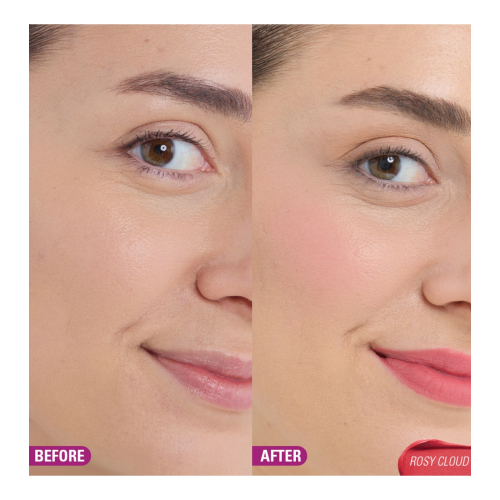 Makeup Revolution - Tinta per guance e labbra Bouncy Pudding - Rosy Cloud