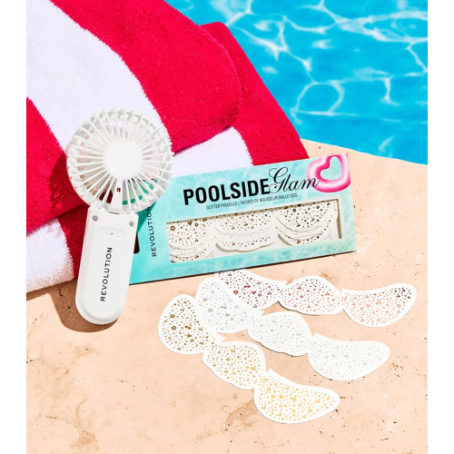 Makeup Revolution - Ventilatore elettrico portatile Poolside