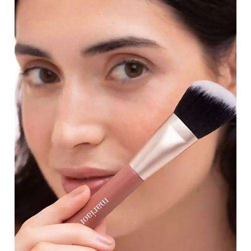 Maria Orbai - Pennello viso a doppia estremità Soft Vegan Brush Brownie - MO. 05