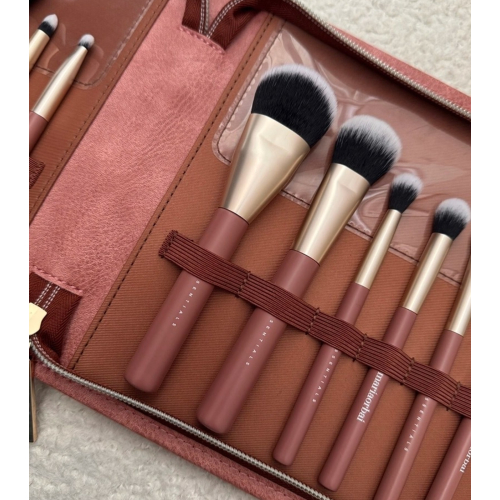 Maria Orbai - Borsa da trucco con 13 pennelli Vegan Brushes