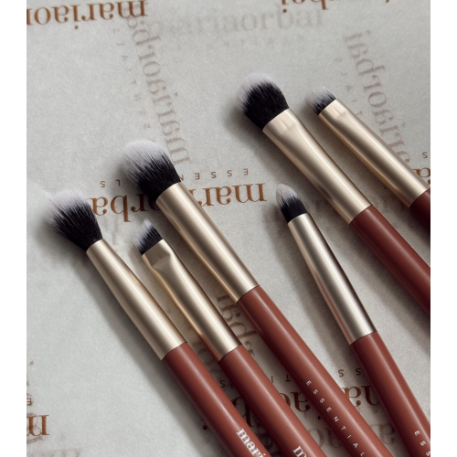 Maria Orbai - Borsa da trucco con 13 pennelli Vegan Brushes