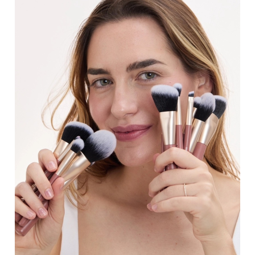 Maria Orbai - Borsa da trucco con 13 pennelli Vegan Brushes