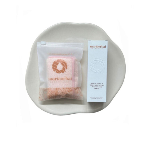 Maria Orbai - Maschera viso rimpolpante e rigenerante + Mussola