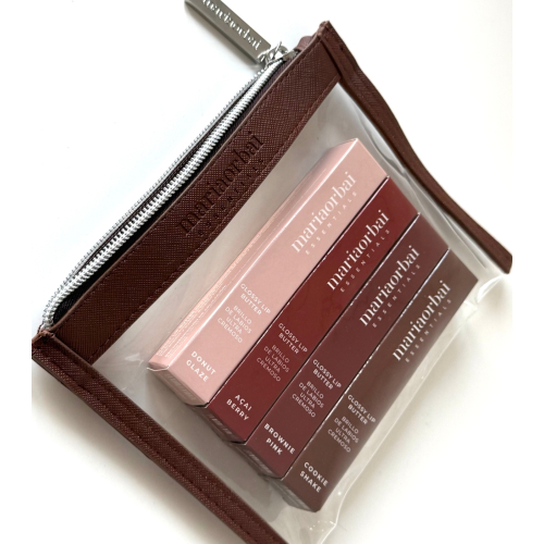 Maria Orbai - Set Glossy Lip Butter + Beauty Case