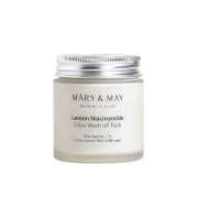 Mary & May - Maschera esfoliante per il viso Lemon Niacinamide Glow Wash off
