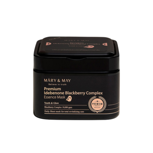 Mary & May - Maschera Premium Idebenone Blackberry Complex Essence - 20ea
