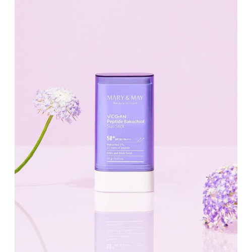 Mary & May - Stick solare SPF50+ PA++++ Vegan Peptide Bakuchiol