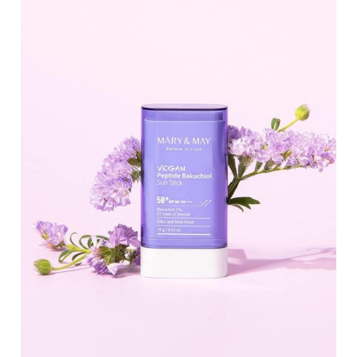 Mary & May - Stick solare SPF50+ PA++++ Vegan Peptide Bakuchiol