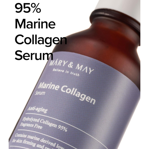 Mary & May - Siero viso antirughe Marine Collagen