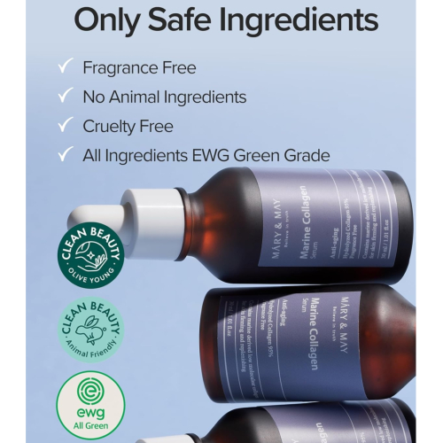 Mary & May - Siero viso antirughe Marine Collagen