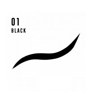 Max Factor - Eyeliner liquido opaco Masterpiece - 01: Black