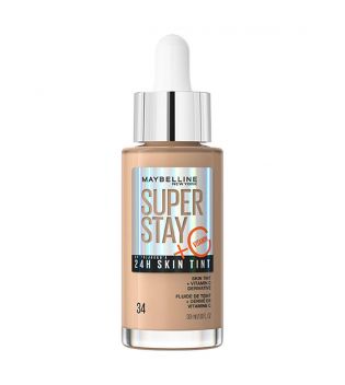 Maybelline - Base per il trucco del siero SuperStay 24H Skin Tint + Vitamina C - 34