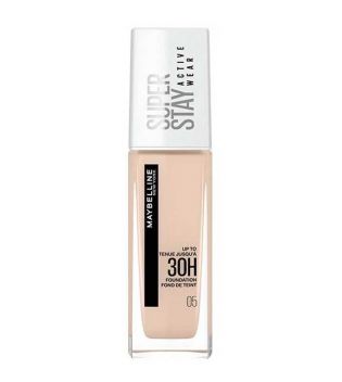 Maybelline - Base per il trucco SuperStay 30H Active Wear - 05: Light Beige.