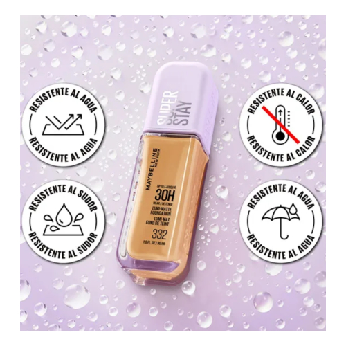 Maybelline - Fondotinta SuperStay Lumi-Matte - 128