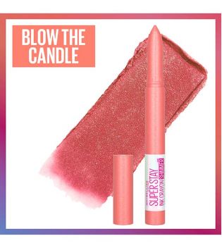 Maybelline - *Bday Edition* - Rossetto SuperStay Ink Crayon Shimmer - 190: Blow The Candle