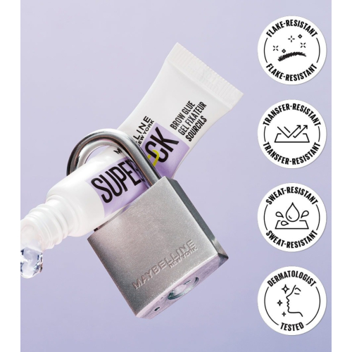 Maybelline - Gel fissante per sopracciglia Super Lock