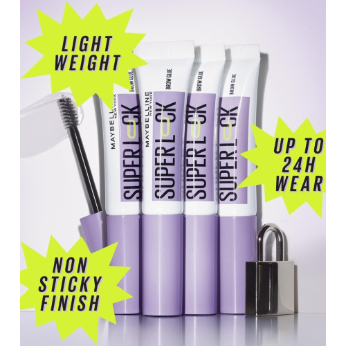 Maybelline - Gel fissante per sopracciglia Super Lock