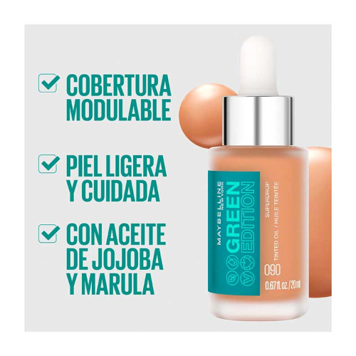 Maybelline - *Green Edition* - Olio per il viso colorato Superdrop Tinted Oil - 60