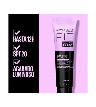 Maybelline - Primer idratante Fit Me Luminous + Smooth - Pieles normales a secas