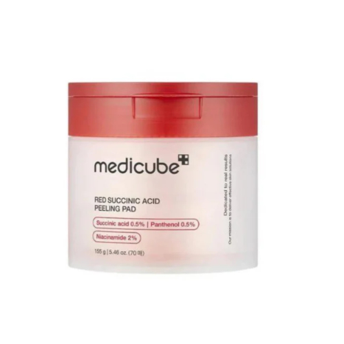 Medicube - *Red* - Dischetti esfolianti Succinic Acid Peeling - 70 pezzi