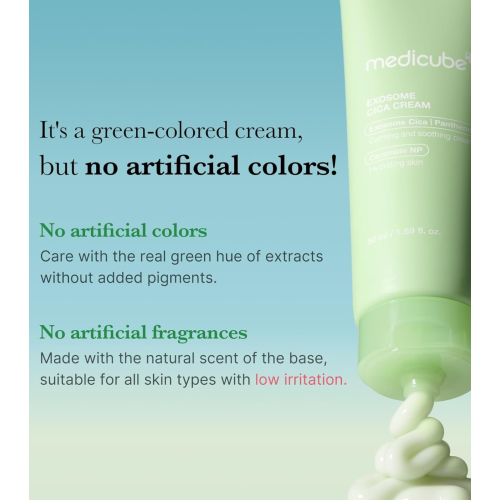 Medicube - *Cica* - Crema viso riparatrice Exosome Cica Cream