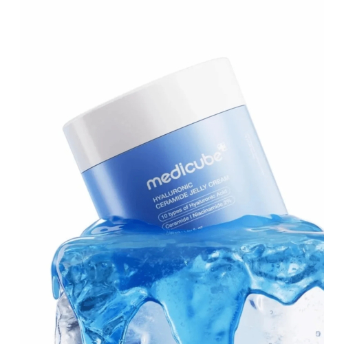Medicube - Crema viso idratante Hyaluronic Aqua Cooling Ceramide Jelly