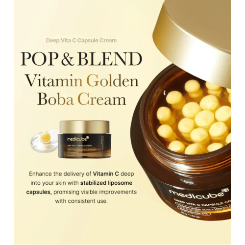 Medicube - *Deep Vita C* - Crema Viso Illuminante Deep Vita C Capsule Cream