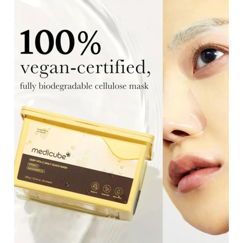 Medicube - *Deep Vita C* - Maschera in cellulosa con vitamina C Daily Quick - 30ud