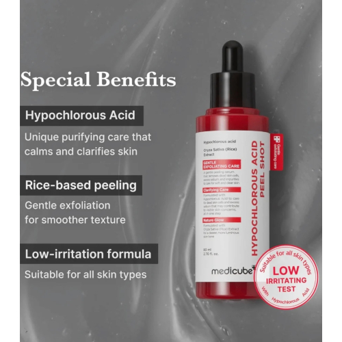 Medicube - Esfoliante facciale Hypochlorous Acid Peel Shot