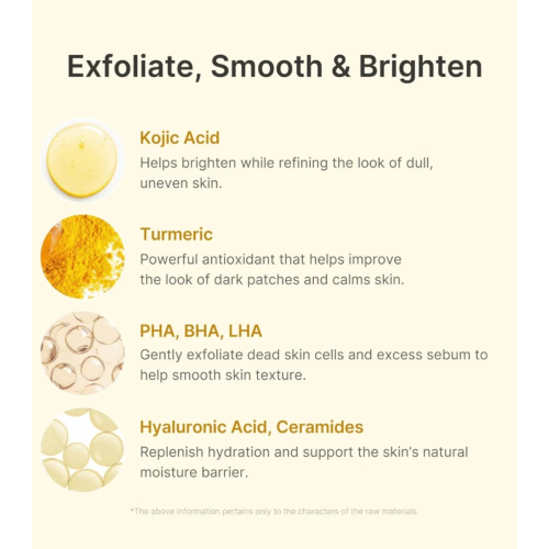 Medicube - *Kojic Acid* - Peeling facciale illuminante Kojic Acid Turmeric Peel Shot