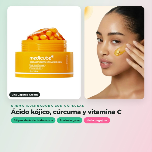 Medicube - Acido Kojico - Routine illuminante (dischi + crema)