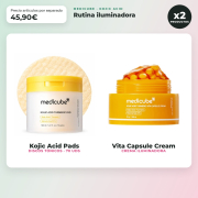 Medicube - Acido Kojico - Routine illuminante (dischi + crema)