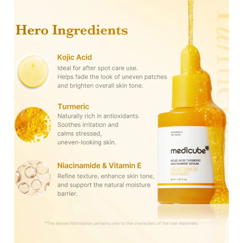 Medicube - *Kojic Acid* - Siero viso con niacinamide