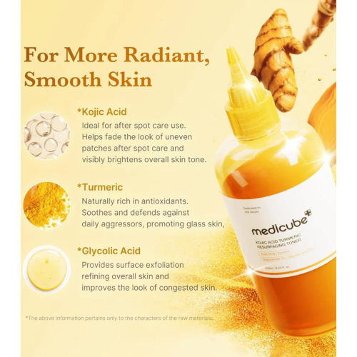 Medicube - *Kojic Acid* - Tonico viso esfoliante