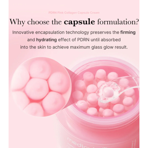 Medicube - *PDRN Pink* - Crema viso illuminante Collagen Capsule Cream