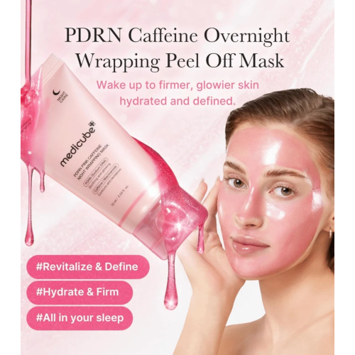 Medicube - *PDRN Pink* - Maschera facciale Caffeine Night Wrapping