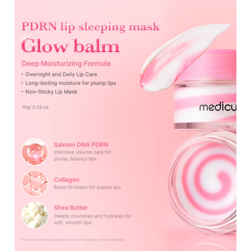 Medicube - *PDRN Pink* - Maschera per le labbra Sleeping Mask