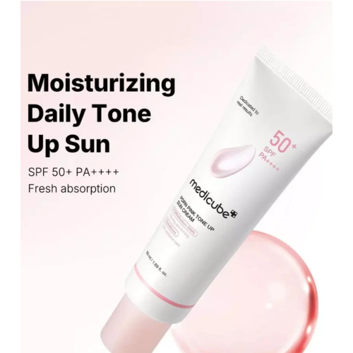 Medicube - *PDRN Pink* - Crema solare per il viso SPF50+ PA++++