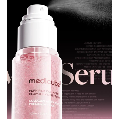 Medicube - *PDRN Pink* - Siero bruma facciale Collagen Glow Jelly Mist