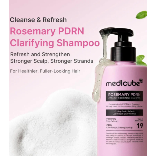 Medicube - *Rosemary PDRN* - Shampoo al rosmarino rinforzante