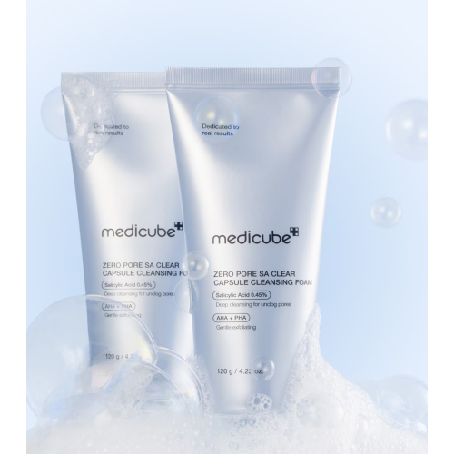 Medicube - *Zero Pore* - Detergente viso schiumogeno esfoliante Clear Capsule