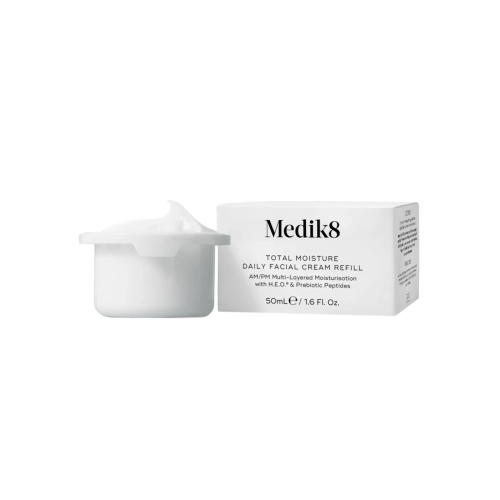 Medik8 - Capsule di ricarica per crema viso per idratazione profonda Total Moisture Daily Facial Cream