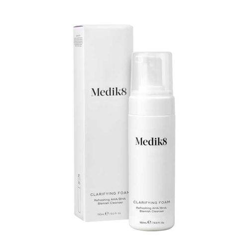 Medik8 - Schiuma detergente con AHA/BHA Clarifying Foam - Pelle con imperfezioni