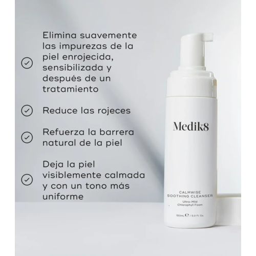 Medik8 - *Calmwise* - Schiuma detergente alla clorofilla Calmwise Soothing Cleanser
