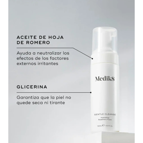 Medik8 - Schiuma detergente idratante al rosmarino Gentle Cleanse