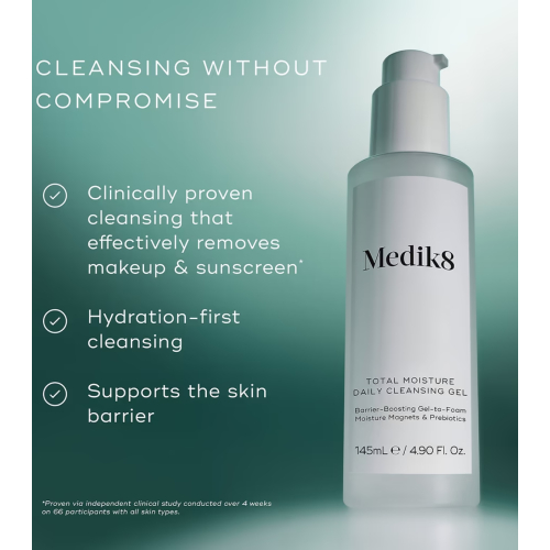 Medik8 - Gel detergente viso Total Moisture Daily