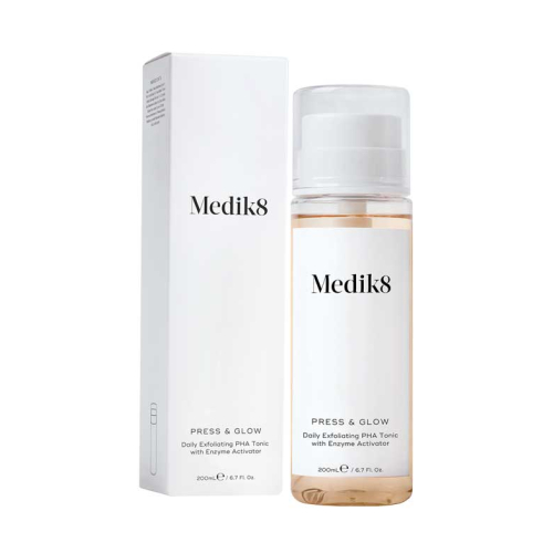 Medik8 - Tonico esfoliante quotidiano PHA con attivatore enzimatico Press & Glow