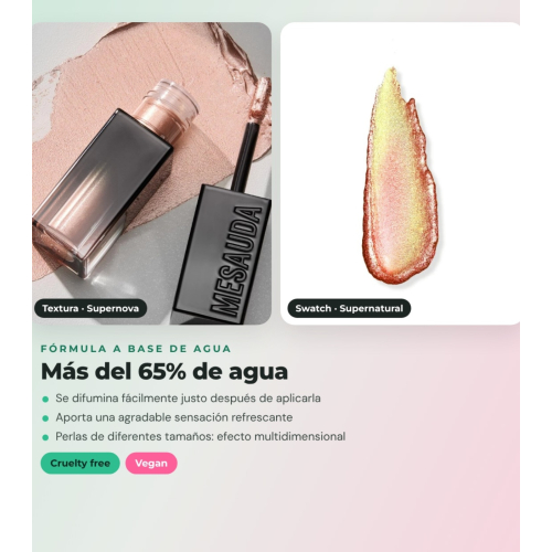 Mesauda - Confezione 2 ombre liquide Galactic Shadow - 110: Supernova + 106: Supernatural