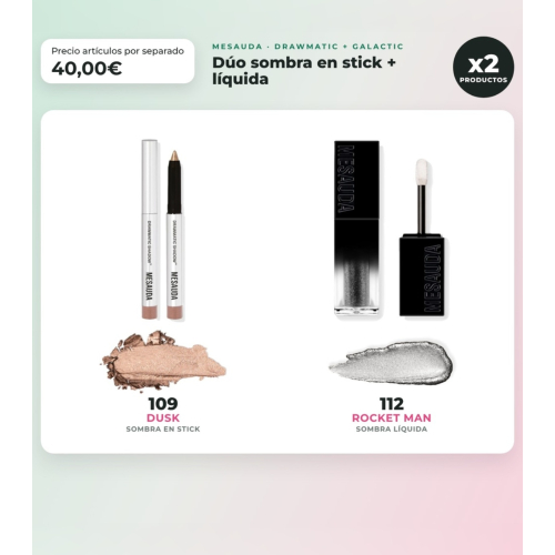 Mesauda - Pack duo Drawmatic Shadow + Galactic Shadow - 109: Dusk + 112: Rocket Man