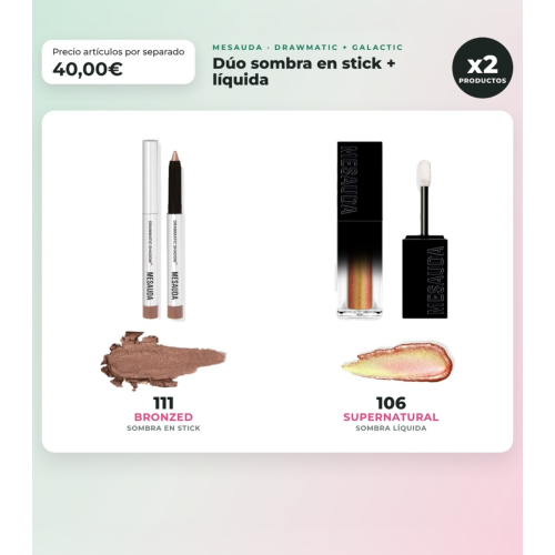 Mesauda - Pack duo Drawmatic Shadow + Galactic Shadow - 111: Bronzed + 106: Supernatural